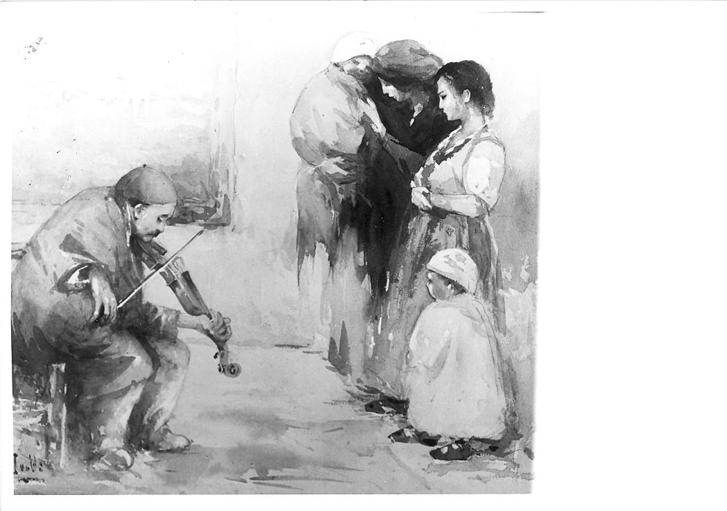 Suonatore di violino - Ascoli Piceno